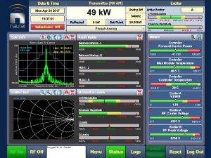 AUI on NX50 AM transmitter