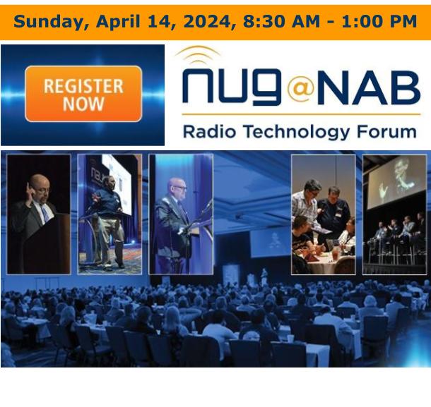 NUGNAB 2024 Registration Now Open! Nautel Broadcast